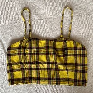 Plaid Crop Top